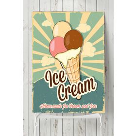 Postermanya Ice Cream Vintage 40x60 cm Poster