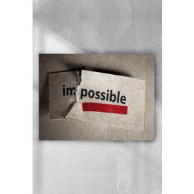 Postermanya Imkansız Unpossible Girişimcilik 30x40 cm Poster