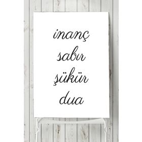 Postermanya Inanç Dini 70x100 cm Poster