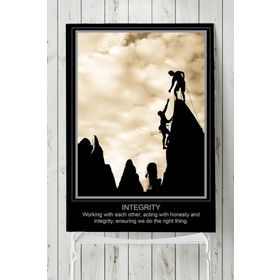 Postermanya Integrity Motivasyon 60x90 cm Poster