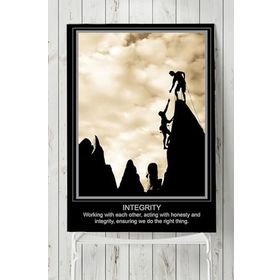 Postermanya Integrity Motivasyon 60x90 cm Poster