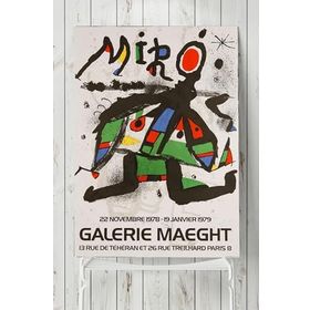 Postermanya Joan Miro Orig Art Sanatsal 50x70 cm Poster