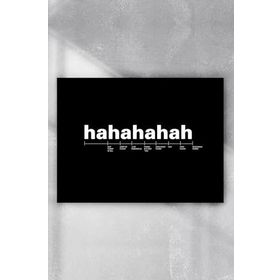 Postermanya Kahkaha Ölçer Eğlenceli Mizahi 30x40 cm Poster