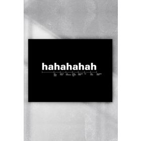 Postermanya Kahkaha Ölçer Eğlenceli Mizahi 40x60 cm Poster