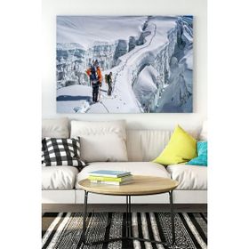 Postermanya Karlı Dağ Manzara 40x60 cm Poster