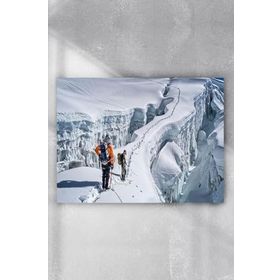Postermanya Karlı Dağ Manzara 40x60 cm Poster