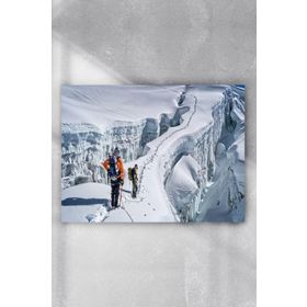 Postermanya Karlı Dağ Manzara 50x70 cm Poster