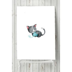 Postermanya Kedi Çocuk Odası 2 60x90 cm Poster