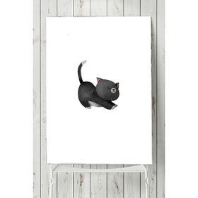 Postermanya Kedi Çocuk Odası 2 60x90 cm Poster