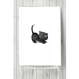 Postermanya Kedi Çocuk Odası 2 90x130 cm Poster