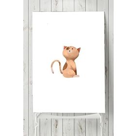Postermanya Kedi Çocuk Odası 4 90x130 cm Poster