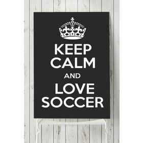 Postermanya Keep Calm And Love Futbol 60x90 cm Poster