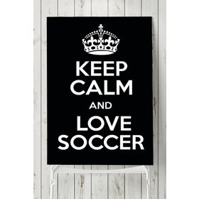 Postermanya Keep Calm And Love Futbol 80x115 cm Poster