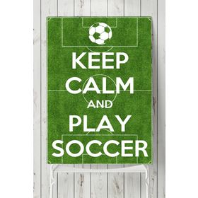 Postermanya Keep Calm And Play Futbol 40x60 cm Poster