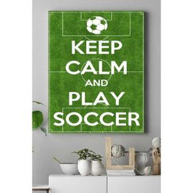 Postermanya Keep Calm And Play Futbol 40x60 cm Poster