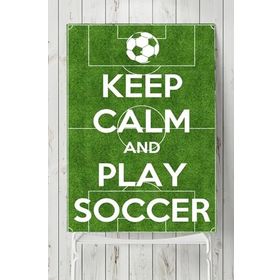 Postermanya Keep Calm And Play Futbol 90x130 cm Poster