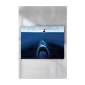 Postermanya Köpek Balığı Eğlenceli Mizahi 30x40 cm Poster