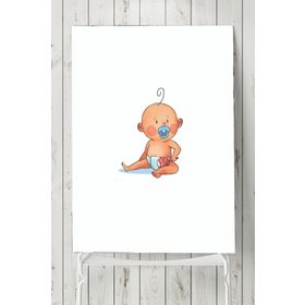 Postermanya Küçük Bebek Çocuk Odası 2 90x130 cm Poster