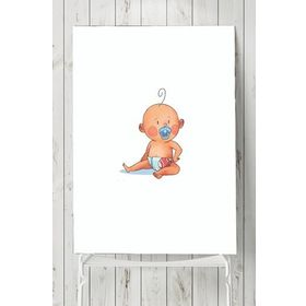 Postermanya Küçük Bebek Çocuk Odası 2 90x130 cm Poster