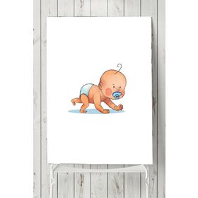Postermanya Küçük Bebek Çocuk Odası 3 70x100 cm Poster