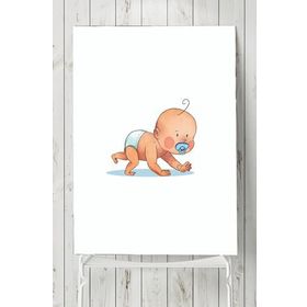 Postermanya Küçük Bebek Çocuk Odası 3 70x100 cm Poster
