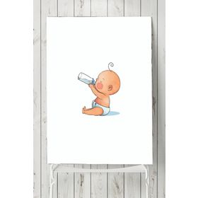 Postermanya Küçük Bebek Çocuk Odası 4 60x90 cm Poster