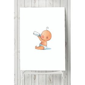 Postermanya Küçük Bebek Çocuk Odası 4 70x100 cm Poster