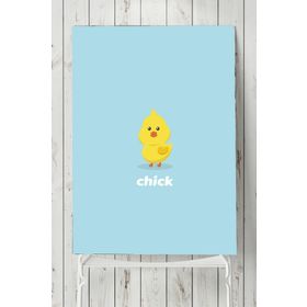 Postermanya Küçük Civciv Çocuk Odası 90x130 cm Poster