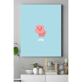 Postermanya Küçük Domuz Çocuk Odası 40x60 cm Poster