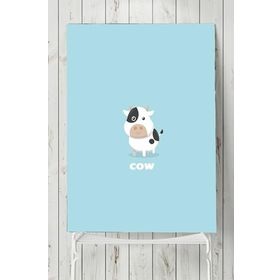 Postermanya Küçük Inek Çocuk Odası 50x70 cm Poster