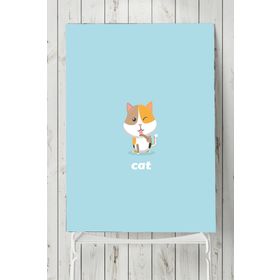 Postermanya Küçük Kedi Çocuk Odası 30x40 cm Poster