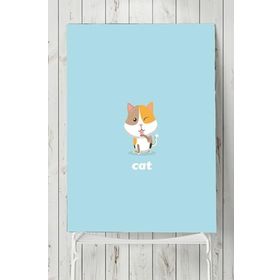 Postermanya Küçük Kedi Çocuk Odası 50x70 cm Poster