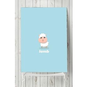 Postermanya Küçük Kuzu Çocuk Odası 70x100 cm Poster