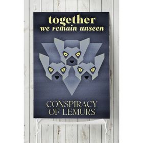 Postermanya Lemur Hayvan 30x40 cm Poster