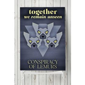 Postermanya Lemur Hayvan 30x40 cm Poster