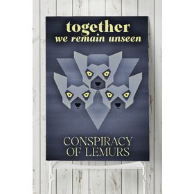 Postermanya Lemur Hayvan 40x60 cm Poster