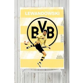 Postermanya Lewandowski Futbol 90x130 cm Poster