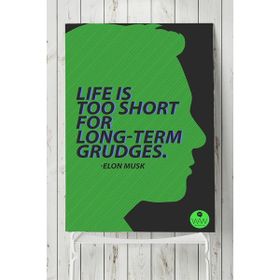 Postermanya Life Is Too Short Girişimcilik 30x40 cm Poster