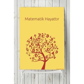 Postermanya Matematik Hayattır Eğitim 30x40 cm Poster