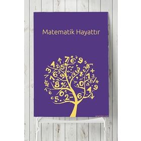 Postermanya Matematik Hayattır Eğitim 60x90 cm Poster