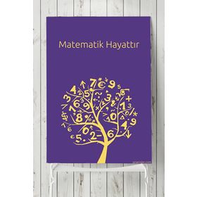 Postermanya Matematik Hayattır Eğitim 90x130 cm Poster