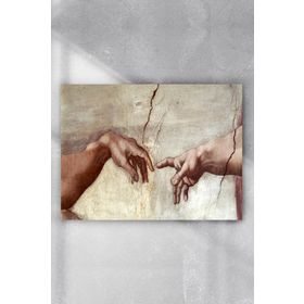 Postermanya Michelangelo Adem'in Yaratılışı Sanatsal 2 50x70 cm Poster