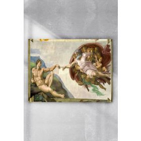 Postermanya Michelangelo Adem'in Yaratılışı Sanatsal 60x90 cm Poster