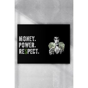 Postermanya Money Power Respect Motivasyon 90x130 cm Poster