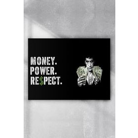 Postermanya Money Power Respect Motivasyon 90x130 cm Poster
