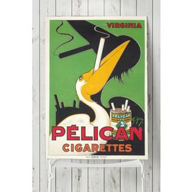 Postermanya Pelican Cigaret Vintage 80x115 cm Poster