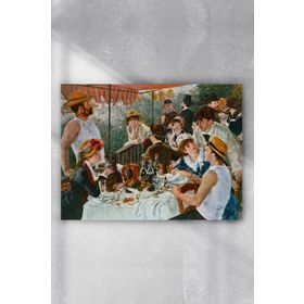 Postermanya Renoir Tekne Gezisinde Öğle Yemeği Sanatsal 30x40 cm Poster