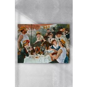 Postermanya Renoir Tekne Gezisinde Öğle Yemeği Sanatsal 30x40 cm Poster