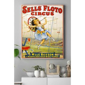 Postermanya Sells Floto Circus Vintage 40x60 cm Poster