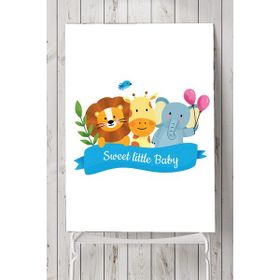 Postermanya Sevimli Hayvanlar Çocuk Odası 50x70 cm Poster